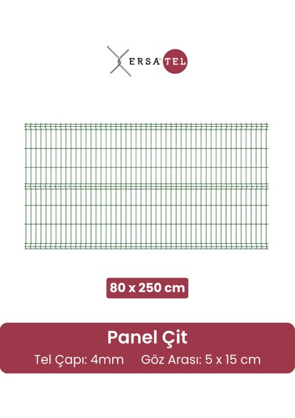 Panel Çit Teli 80 x 250 cm