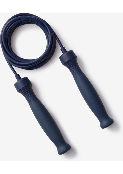 Domyos Kauçuk Saplı Atlama Ipi - 3 M Ayarlanabilir Uzunluk - Koyu Mavi