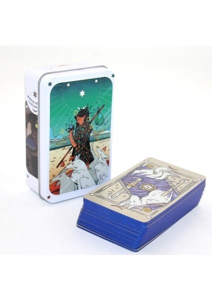 Metal Kutulu Tarot Kartı White Numen