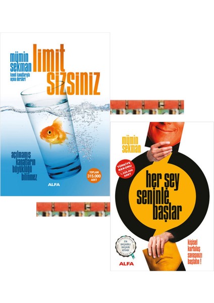 Mümin Sekman Kitaplığı-Her Şey Seninle Başlar,limit Sizsiniz (2kitap)