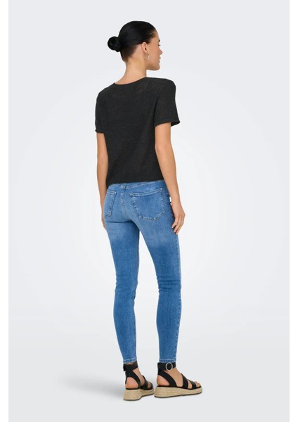 Kadın Onlsunny Kısa Kollu Triko Bluz 15254282 Siyah fırsatları