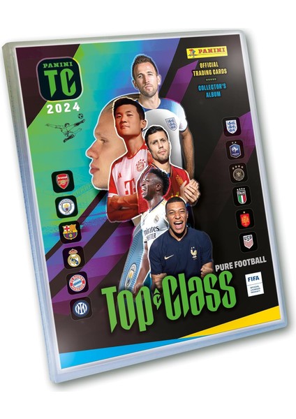 Panini Fifa Top Class 2024 Futbolcu Kartları Albümü Set (24 Adet Kart+3 Holo Giants Kart)