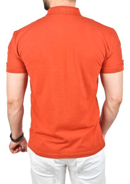 Erkek Slim Fit Nefes Alan Pamuklu Kumaş Dar Kesim Kıvrılmaz Yaka Polo Yaka Tişört 2503019 indirimleri