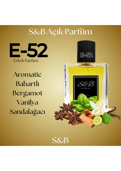 S&b E-52 (Muadil: Faberc - Brut) Erkek Parfüm 50ML