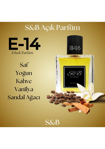 S&b E-14 (Muadil: Rochs - Rochs Man) Erkek Parfüm 50 ml