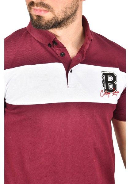 Erkek Slim Fit Nefes Alan Pamuklu Kumaş Dar Kesim Kıvrılmaz Yaka Polo Yaka Tişört 2503019 fiyatları