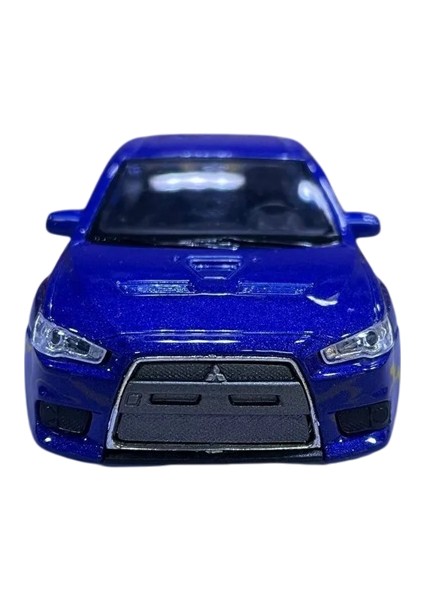 Mitsubishi Lancer Evo x 1/36 12 cm Ölçek Diecast Metal Model Çek Bırak Araba Mavi fiyatları
