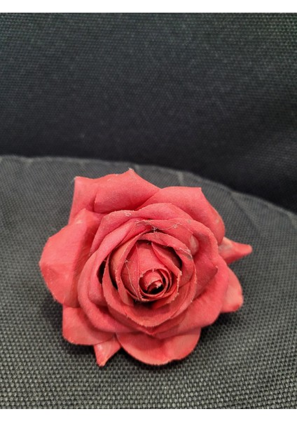 Kırmızı Gül Başı 8cm 1 Adet