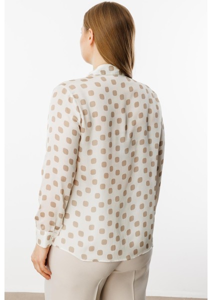 Moda Ilgi Kadın Büyük Beden Puanlı Oversize Saten Gömlek 0001 Taş fırsatları