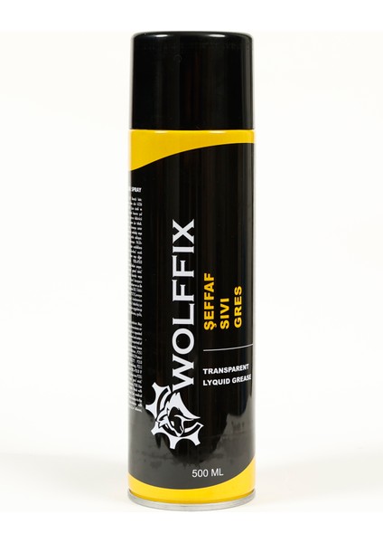WOLFFİX Şeffaf Sıvı Gres 500 ml