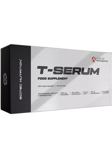 (Fenugreek+Beta Ecdysterone+Maca+Zinc+Boron) 120 Caps