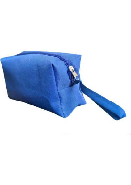Mavi Renkli Makyaj Çantası Seyahat Ve Kozmetik Çantası 23x16 Cm fiyatları