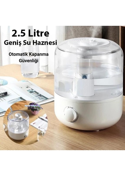 2.5 lt Ultra Sessiz Hava Nemlendirici modelleri