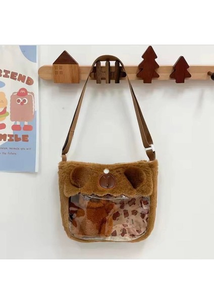 Capybara Kapibara Peluş Sevimli Su Samuru Kız Çocuk Genç Kadın Çanta Oyuncak Anahtarlık fırsatları