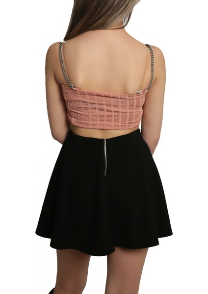 Zincir Askılı Yazlık Crop Body