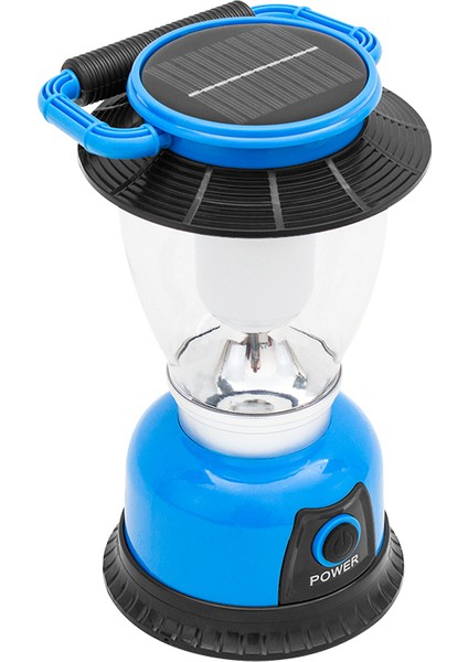 Powermaster GSH-6077TC Şarj Edilebilir Ledli Kamp Lambası Işıldak Aydınlatma Güneş Enerjili Powerbank Özellikli
