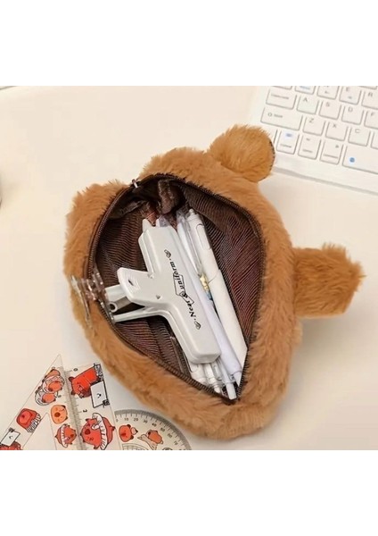 Capybara Kapibara Peluş Sevimli Su Samuru Kalemlik Kalem Kutu modelleri