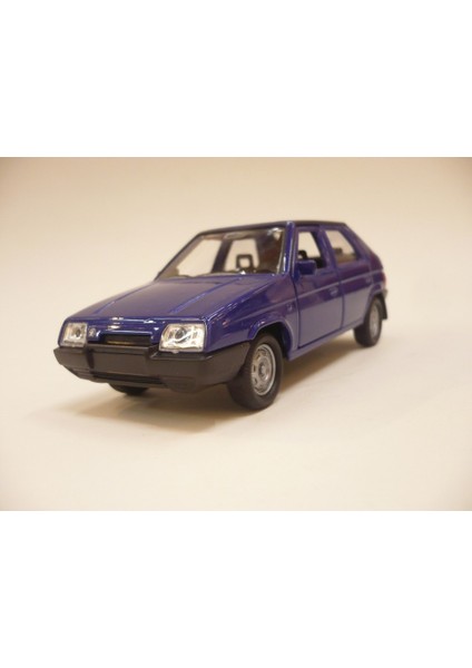 Skoda Favorit 1/38 11 cm Ölçek Diecast Metal Model Çek Bırak Araba Mavi indirimleri