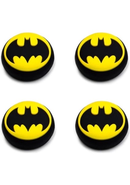 Desenli Sony Ps5/ps4/ps3 Analog Koruyucu Silikon Pad-Batman
