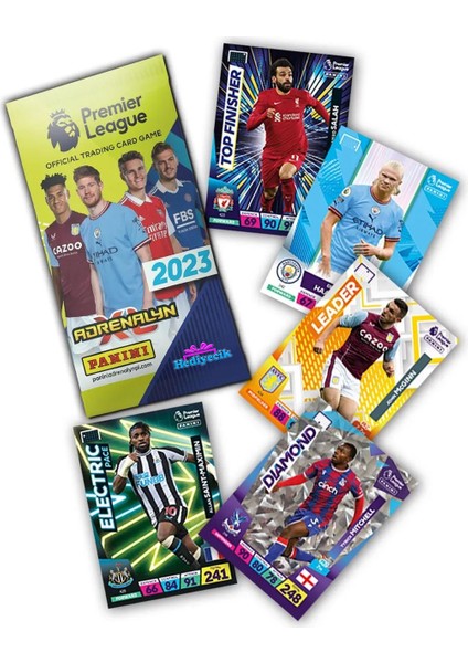 Premier League Futbolcu Kartları Adrenalyn Xl 2023 (5 Paket 30 Kart) fiyatları