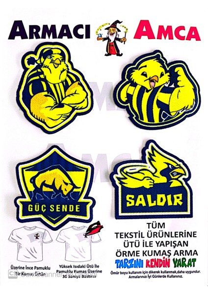 Ütü Ile Yapışan 4 Adet Örme Kumaş Arma Yırtık Kapatıcı Pratik Yama Tekstil Patch