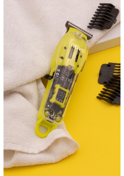 Bq-06 T Bıçaklı Şarjlı Tıraş Makinesi Led Ekranlı, Profesyonel Sakal Ve Saç Kesim