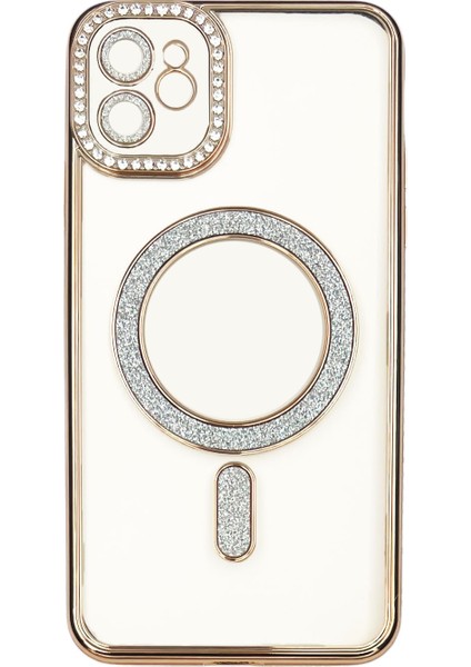 Apple iPhone 11 Uyumlu Taşlı Seri Arka Koruma Kılıf