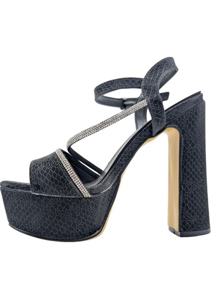 Yvonne | Abiye Platform Topuklu Ayakkabı - Yvonne - Siyah - 37 fiyatları