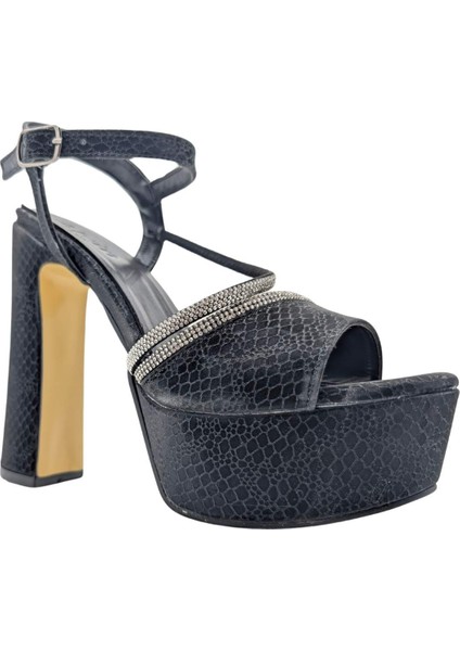 Yvonne | Abiye Platform Topuklu Ayakkabı - Yvonne - Siyah - 37 fırsatları