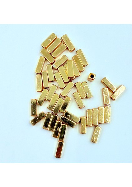 20 Adet Gold Kare Boru Kararma Yapmaz Ara Aparat Takı Yapım Malzemeleri fiyatları