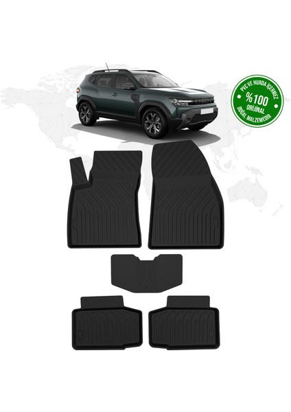 Renault Duster 4x2 4d Havuzlu Paspas 2024 Model ve Sonrası