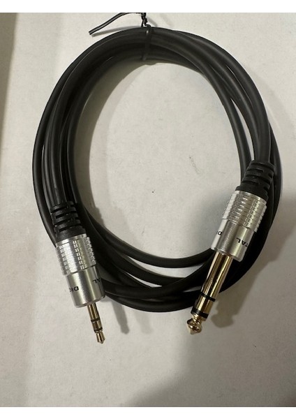 1.8 Metre 6.3 mm 3.5 mm Kablo 3.5 mm Stereo 6.3 mm Stereo Kablo