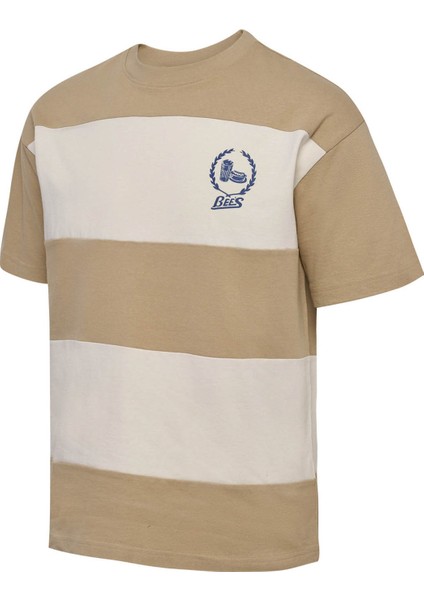 Loose Bees Strıpe Kısa Kollu Tişört