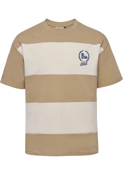 Loose Bees Strıpe Kısa Kollu Tişört modelleri