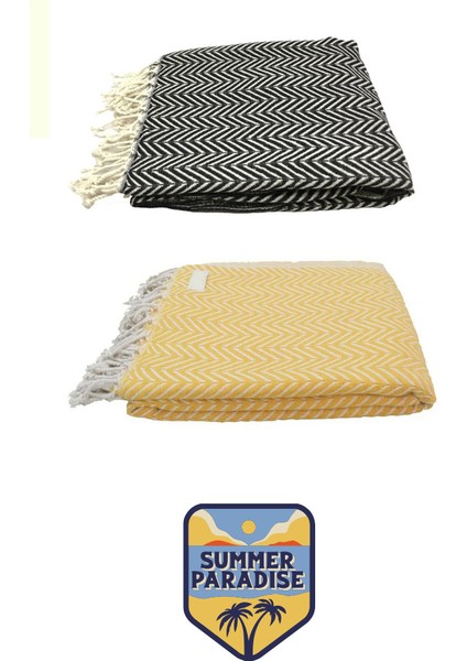 Otelvio 2'li Set Peştemal Plaj Havlusu , Pamuk , x xl 100 x 180 cm modelleri
