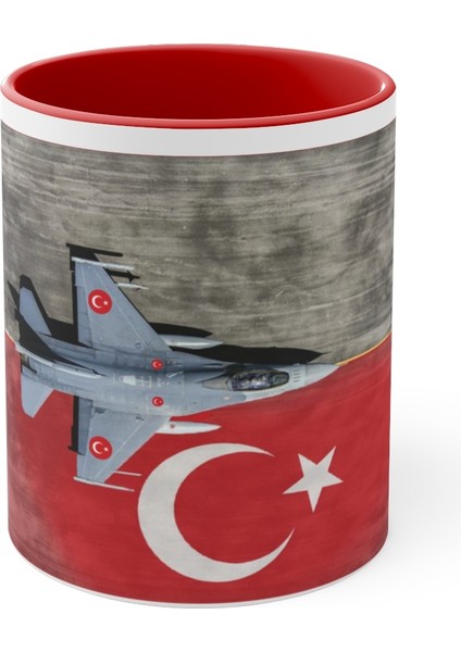 Savaş Uçağı Temalı Kişiye Özel Isim Baskılı Bardak