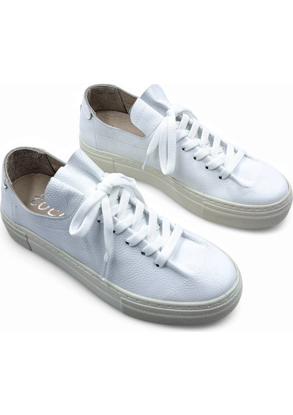T6015 Deri Yumuşak Taban Beyaz Kadın Sneaker fiyatları