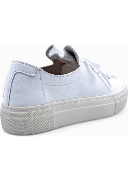 T6015 Deri Yumuşak Taban Beyaz Kadın Sneaker fırsatları