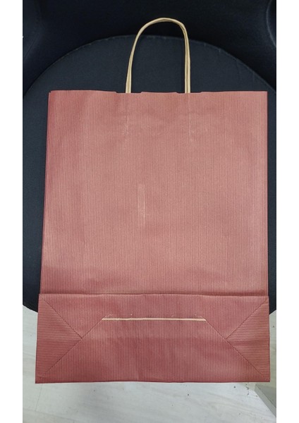Bordo Kağıt Alışveriş Çanta Karton Poşet Büküm Saplı Küçük Hediye Koymalık Yüksek Mukavemet 1 Adet