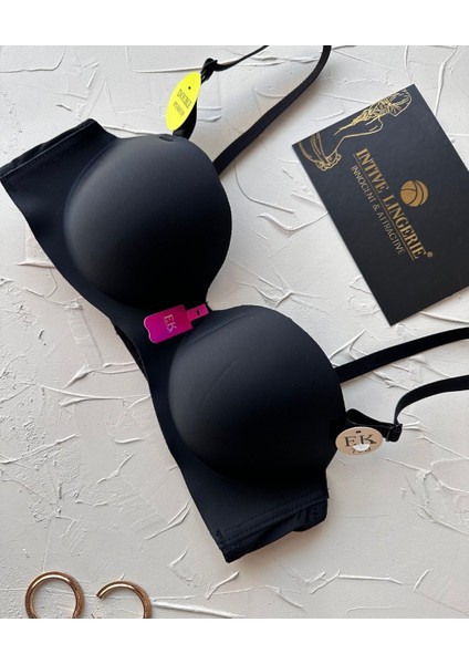 Violet Dikişsiz Lazer Kesim Double Push-Up Balensiz Iz Belli Etmez Straplez Kesim Kaliteli Sütyen fiyatları