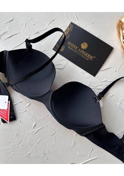 Violet Dikişsiz Lazer Kesim Double Push-Up Balensiz Iz Belli Etmez Straplez Kesim Kaliteli Sütyen indirimleri