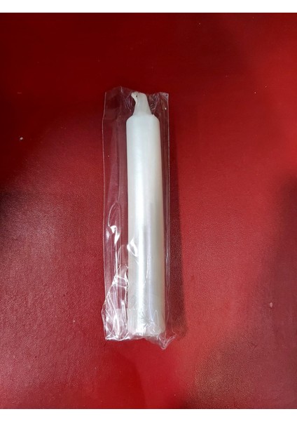 Hediyelik Ofis Beyaz Renk Gerçek Mum Hobi Dekor 13CM Dekoratif Tamamlayıcı Stilistik 1 Adet