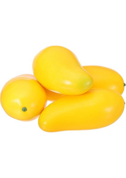 Yapay Meyve Sarı Mango Fruit Tropik Meyve 12*7cm 1ADET