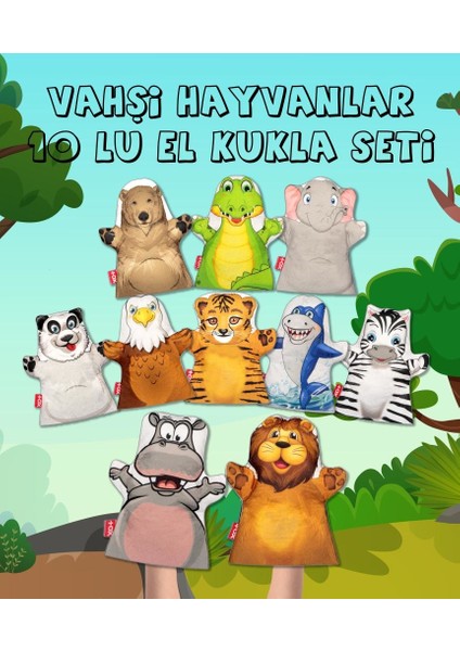 40 Parça - 4 Mega Set Tox El Kukla , Eğitici Oyuncak