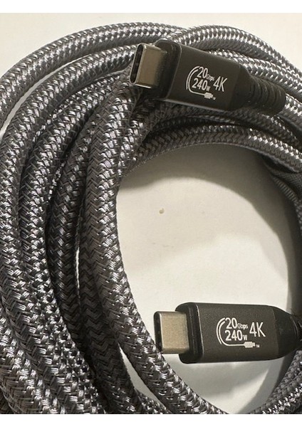 5 Metre 4K Typec Kablo 20 Gbps 240W Typec Kablo
