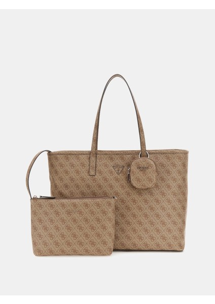 Kadın Kahverengi Power Play Büyük Teknolojik Tote Çant