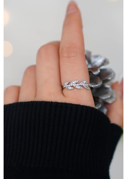 Taşlı Ayarlanabilir 2'li Gümüş Kadın Yüzük indirimleri