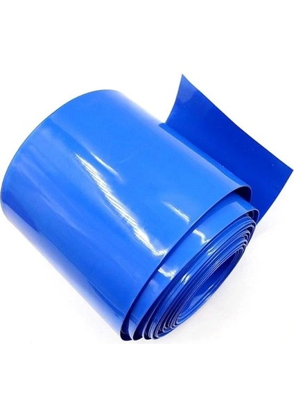 Batarya Pvc Kaplama Shrink - 200MM - Isıyla Daralan Makaron - 1 Metre - Mavi