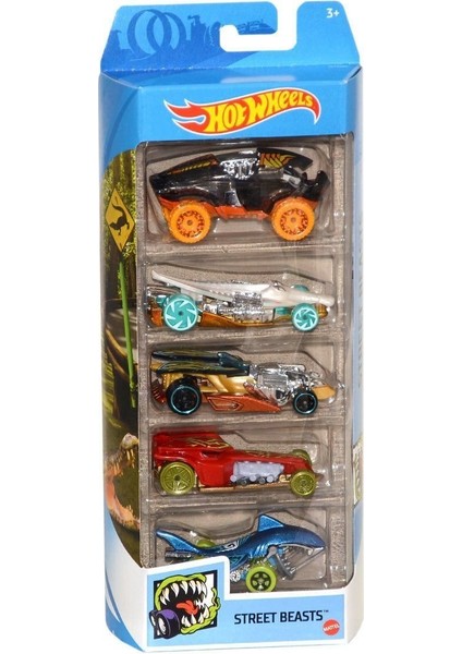 1806 Hot Wheels Beşli Araba Seti