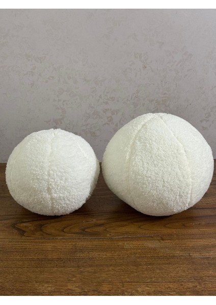 Top Yastık Ikili Peluş Kırlent